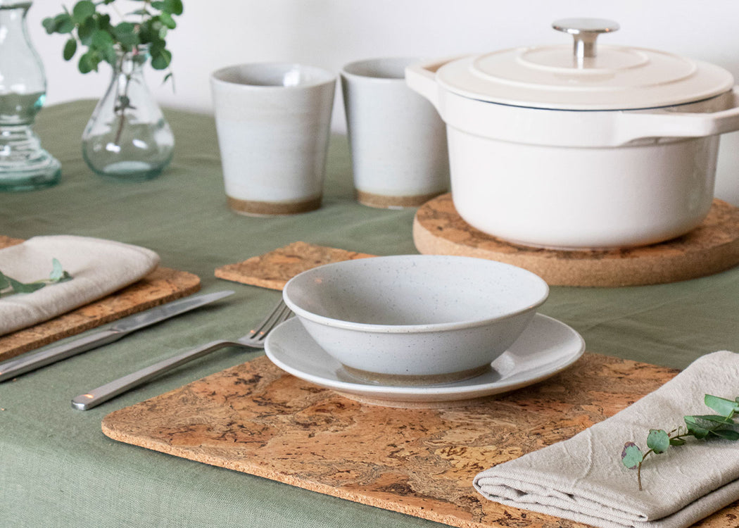 Natural Cork Rectangle Placemats Set of 4