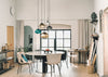 Crystal Stone Quartz Chandelier Light