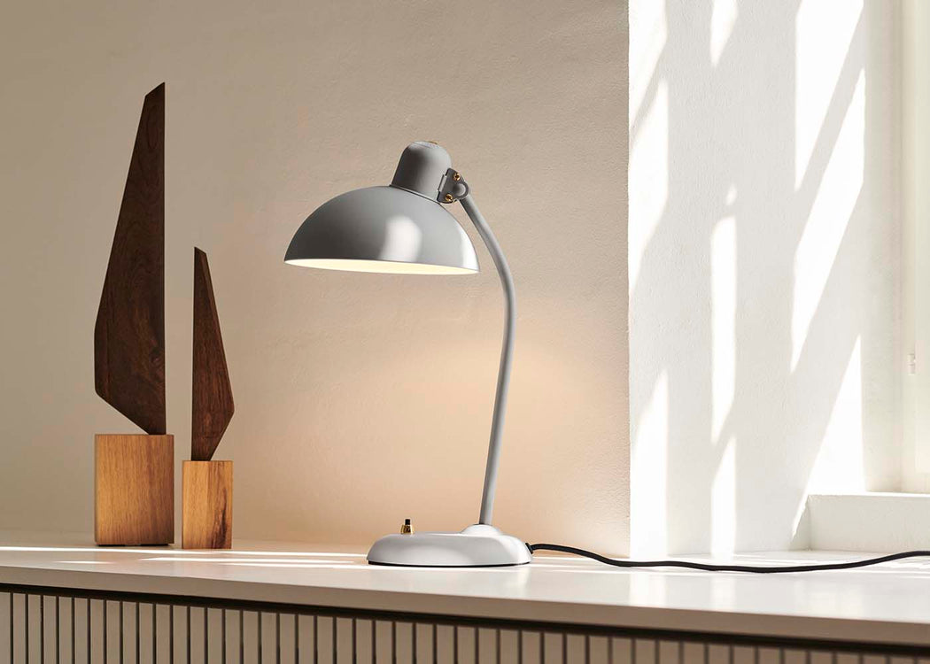 Kaiser Idell Table Lamp Easy Grey/Brass