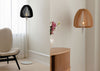 Clava Wood Easyfit Lamp Shade Black Oak
