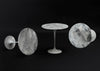 Saarinen Side Table in Limited Edition Iceberg Quartzite