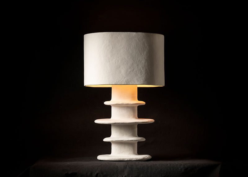 Earth Table Lamp White