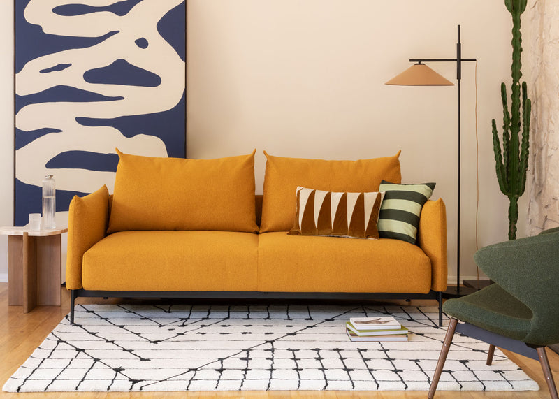 Otto Sofa Bed Boucle Ochre