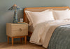 400TC Egyptian Cotton Sateen Luxe Cream Deep Fitted Sheet