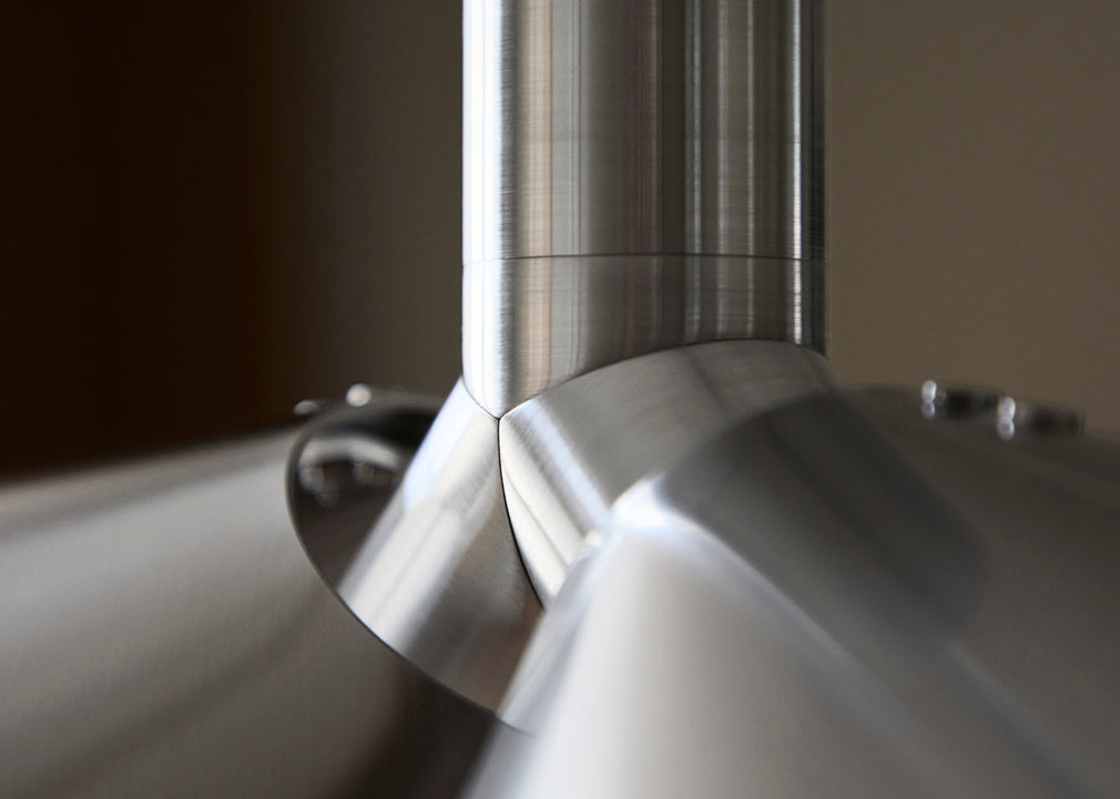 Peel Pendant Light Brushed Steel