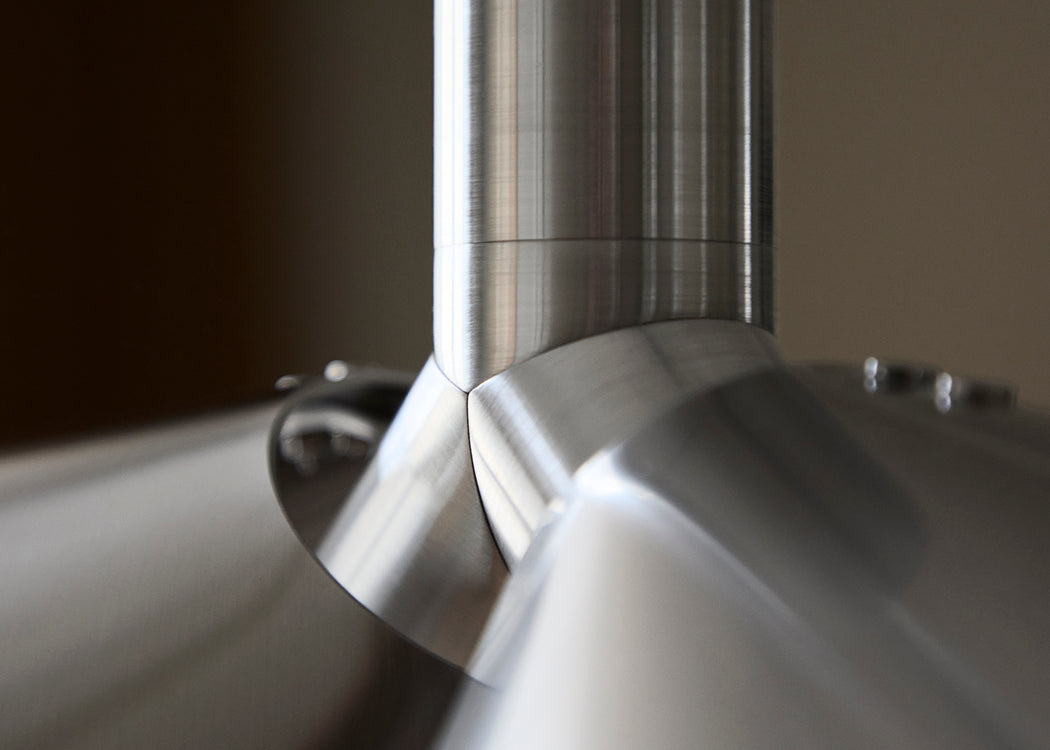 Peel Pendant Light Brushed Steel