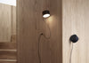 Post LED Wall Light Black