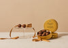 Milk Hazelnut Cream Truffles with Edible Gold Leaf
