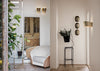9464 Wall Light Polished Brass
