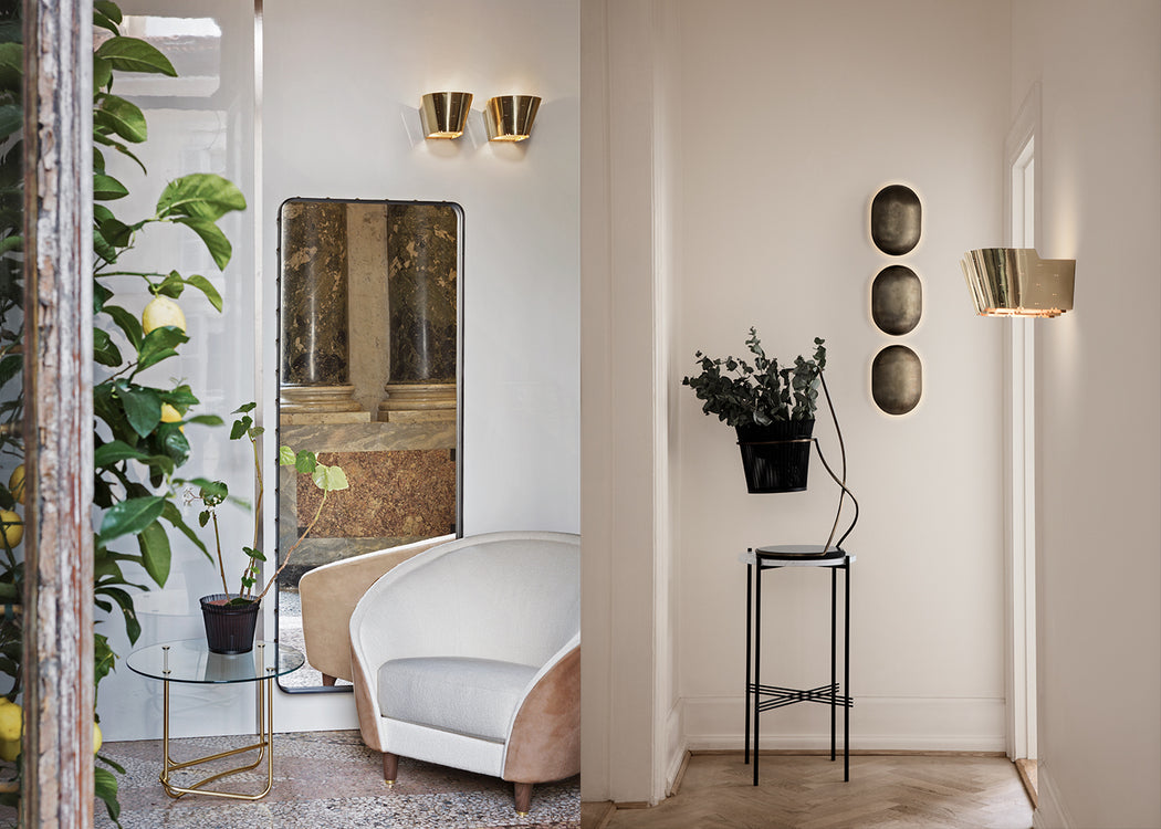9464 Wall Light Polished Brass