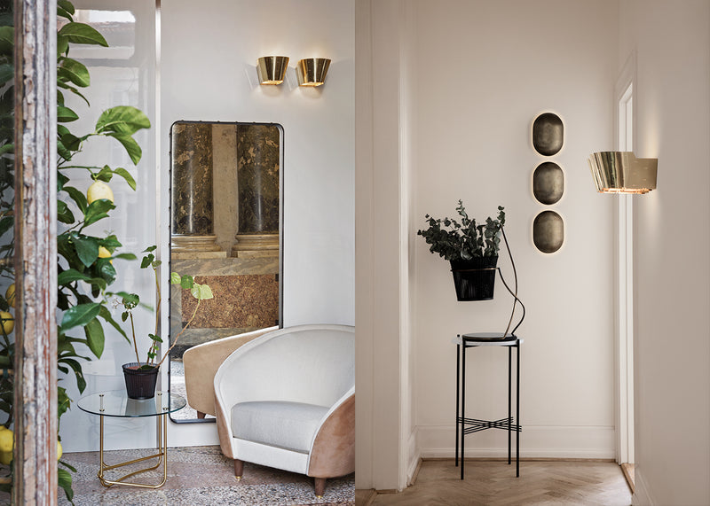 9464 Wall Light Polished Brass
