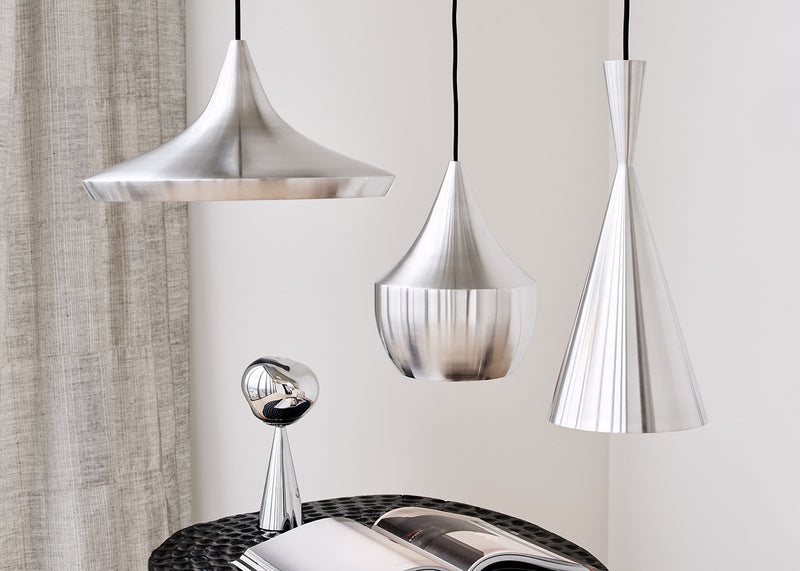 UnBeaten LED Fat Pendant Light Aluminium