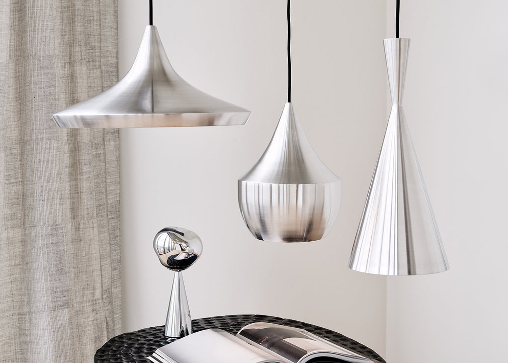 UnBeaten LED Tall Pendant Light Aluminium