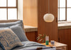 Sea Urchin Porcelain Pendant Light Small White