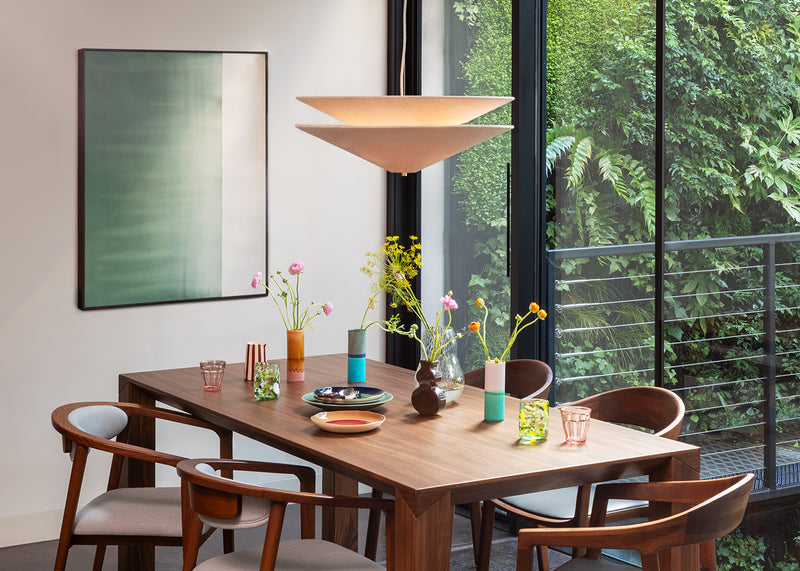 Osaka 2 Tiered Pendant Light Natural