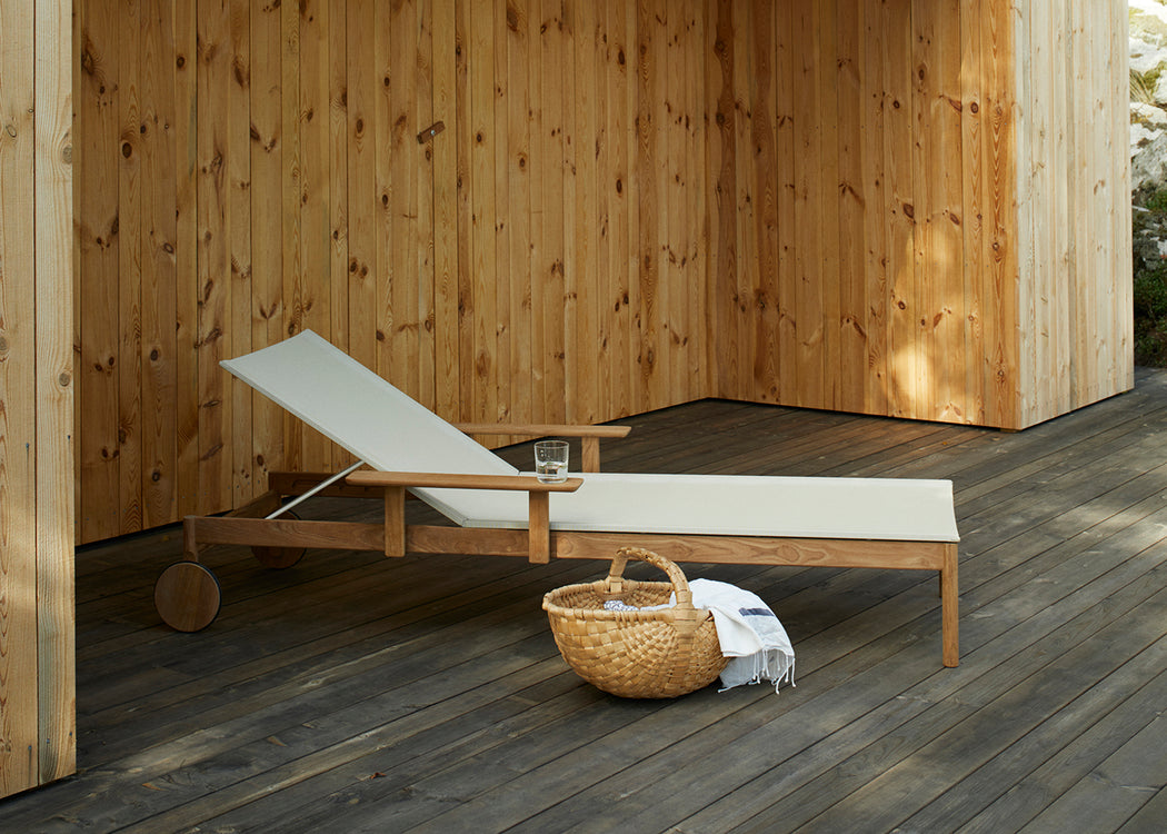 Skagerak Pelagus Sunbed Cushion Charcoal