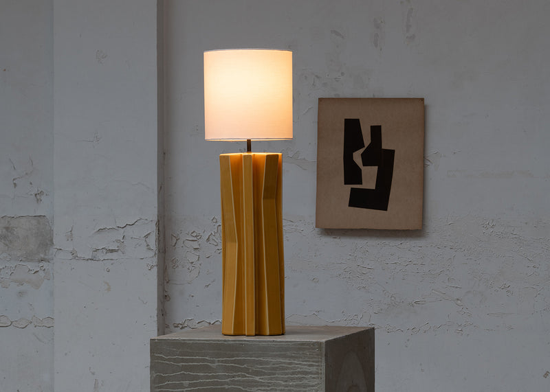 Yucca Table Lamp 3 Yellow/White