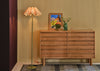 Raffia Floor Lamp Green