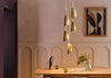 Pasmore Metal 5 Light Pendant Brass