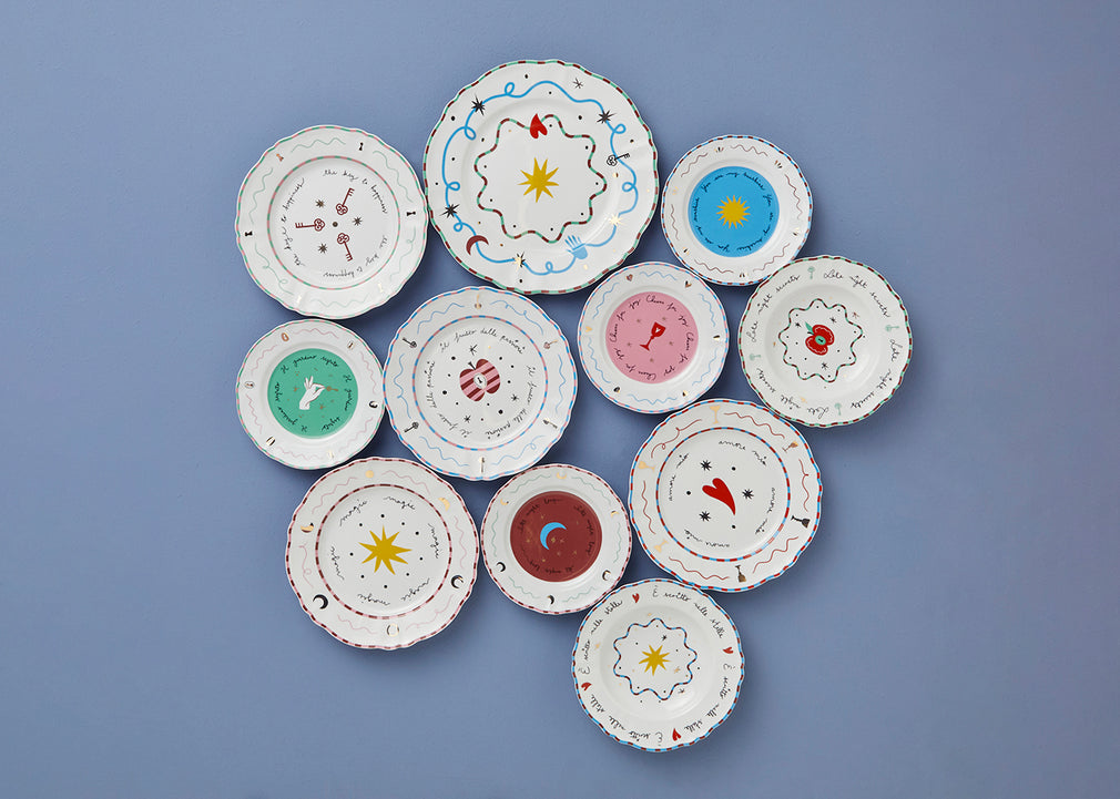Bitossi Pangea Apple Dinner Plate