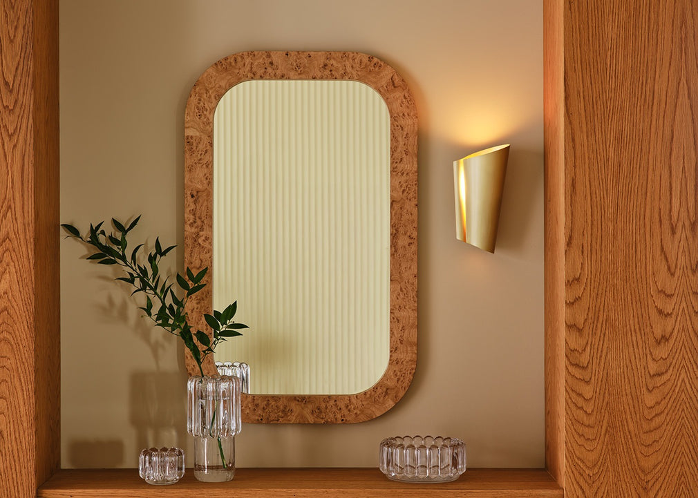Burl Wall Mirror