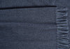 Herringbone Wool & Cashmere Throw Navy