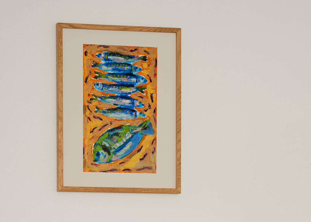 Seven Fish Print 30 x 40cm