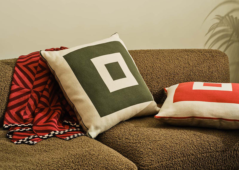 Ambar Exclusive Shadow Merino Throw Sienna