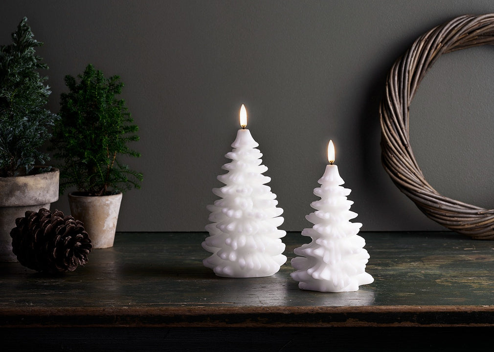 LED Christmas Tree Candle Small White