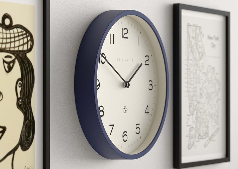 Echo Number Four Wall Clock Midnight Blue