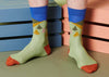Men's Lambswool Socks Mountain Green