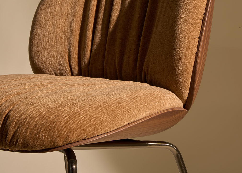 Beetle Soft Dining Chair with Front Upholstery