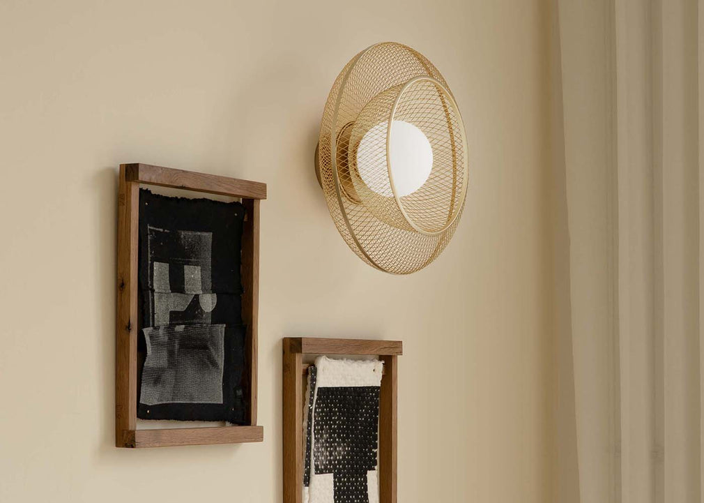 Faraday Up Wall/Ceiling Light Brass
