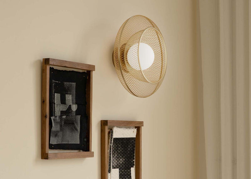 Faraday Up Wall/Ceiling Light Brass