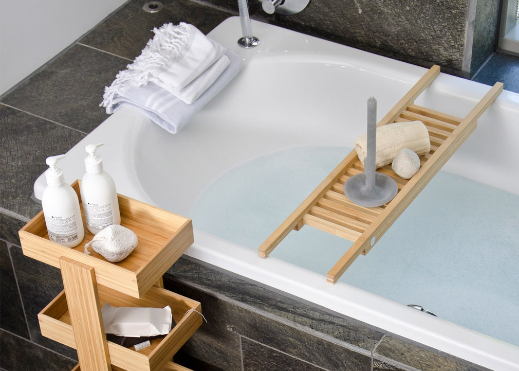 Wooden Bath Bridge Bamboo