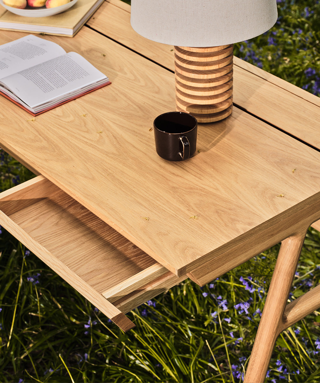 Henley desk in Oak