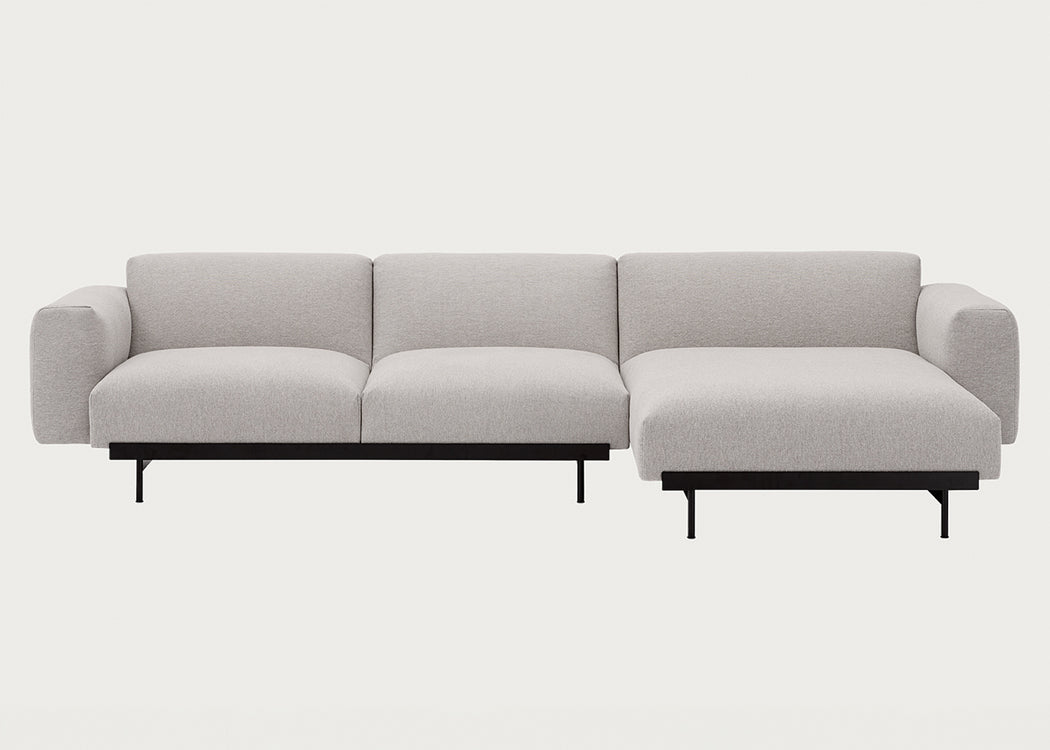 In Situ Right Hand Facing Chaise Sofa Clay 12