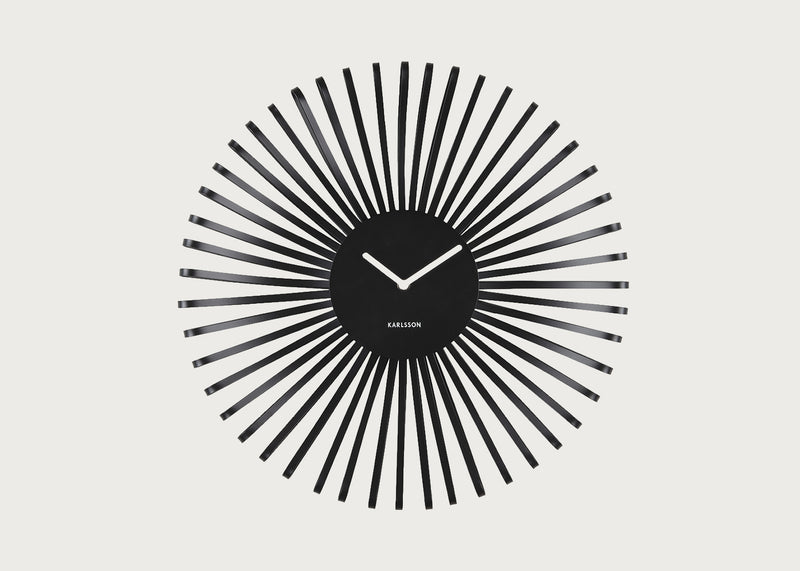 Polo Wall Clock Black