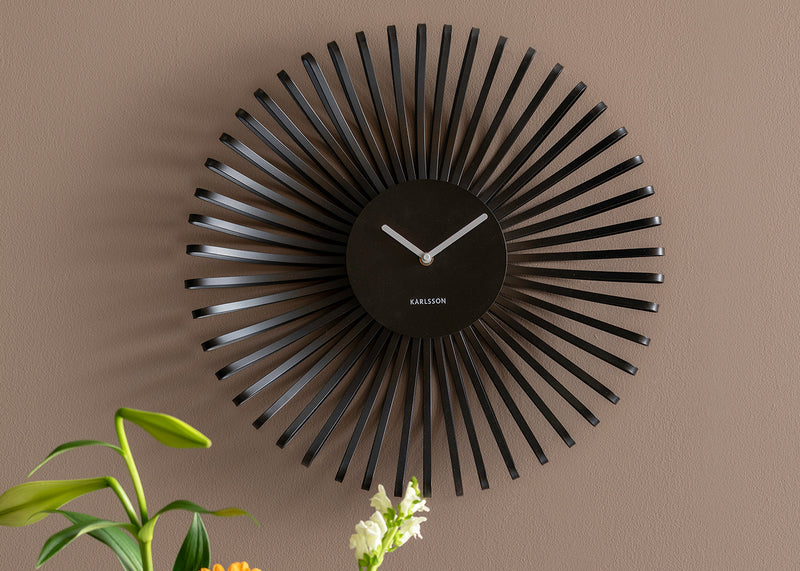 Polo Wall Clock Black