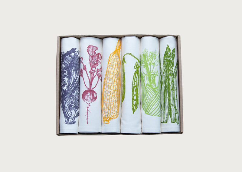 Vegetables Napkin Set of 6