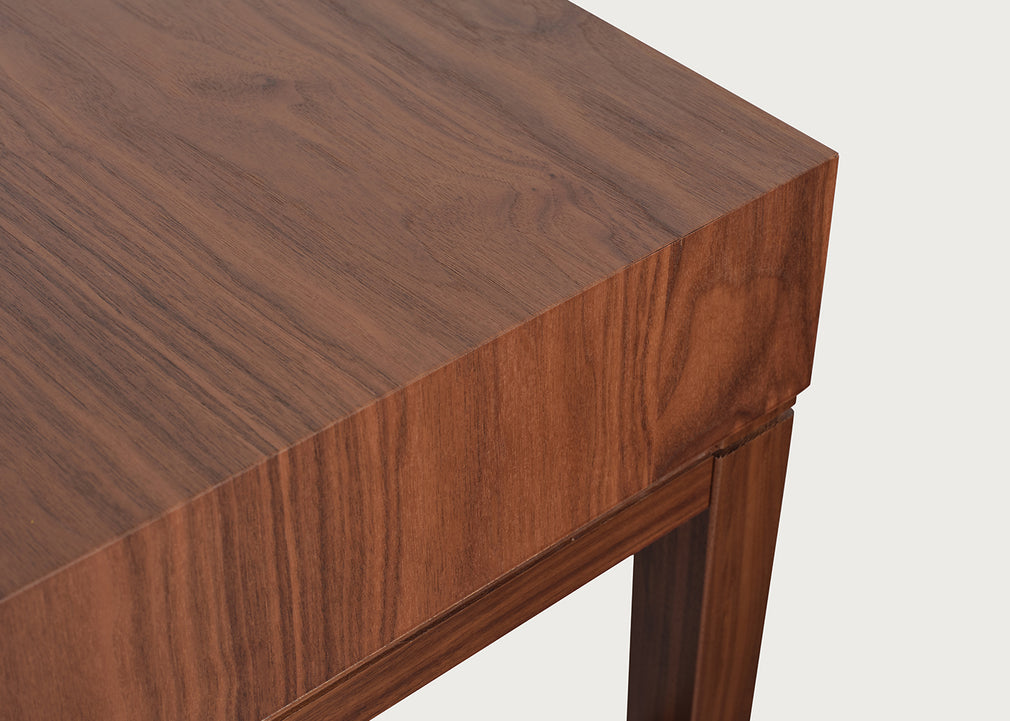 Lars Desk Green & Walnut