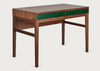 Lars Desk Green & Walnut