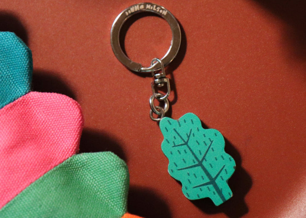 Leaf Key Ring