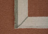 Lume Frame Rug Burnt Amber