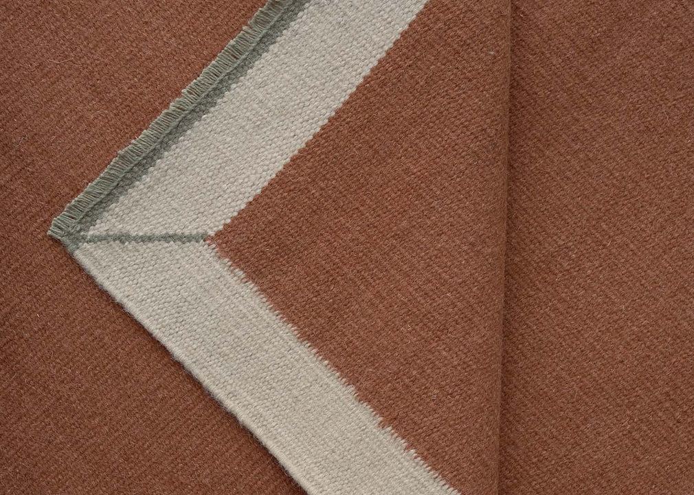Lume Frame Rug Burnt Amber