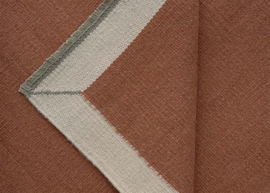 Lume Frame Rug Burnt Amber