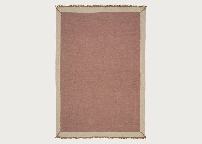 Lume Frame Rug Vintage Rose