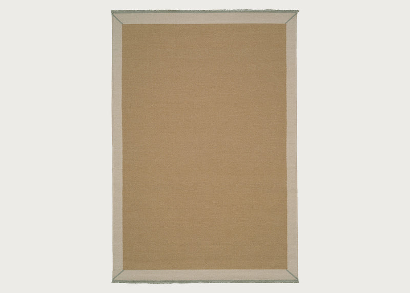 Lume Frame Rug Warm Ochre