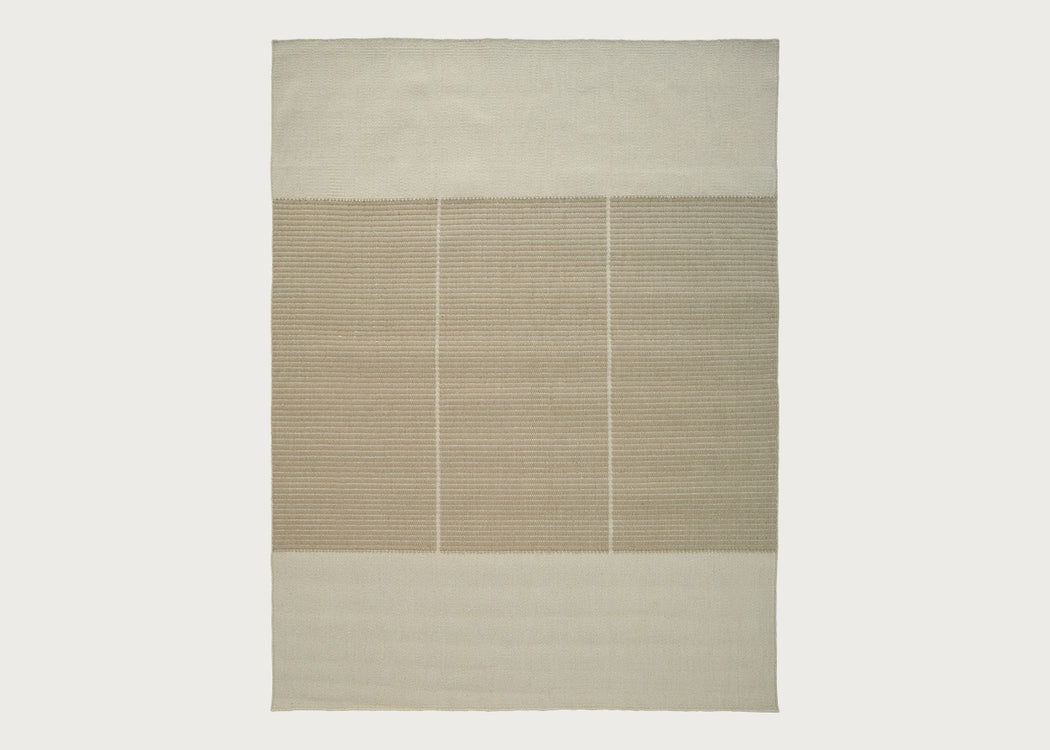 Poetic Grid Rug Beige