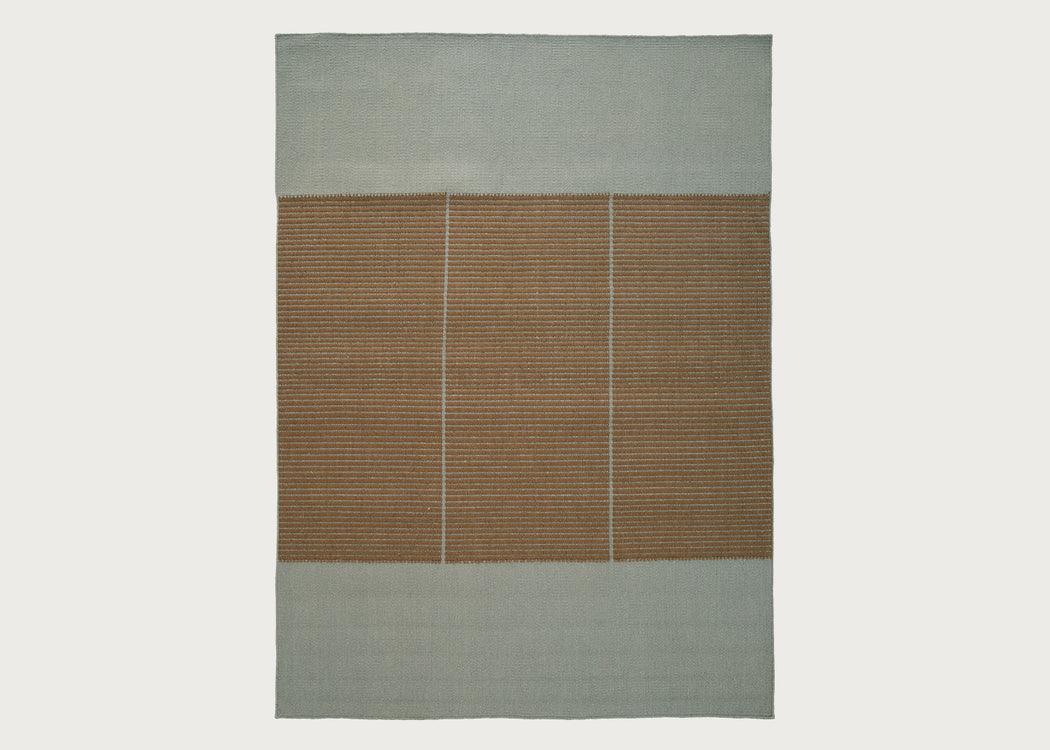 Poetic Grid Rug Camel
